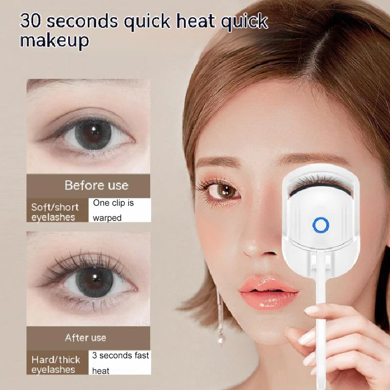 Heated Eyelash Curler - Beautifully Curled Lashes .