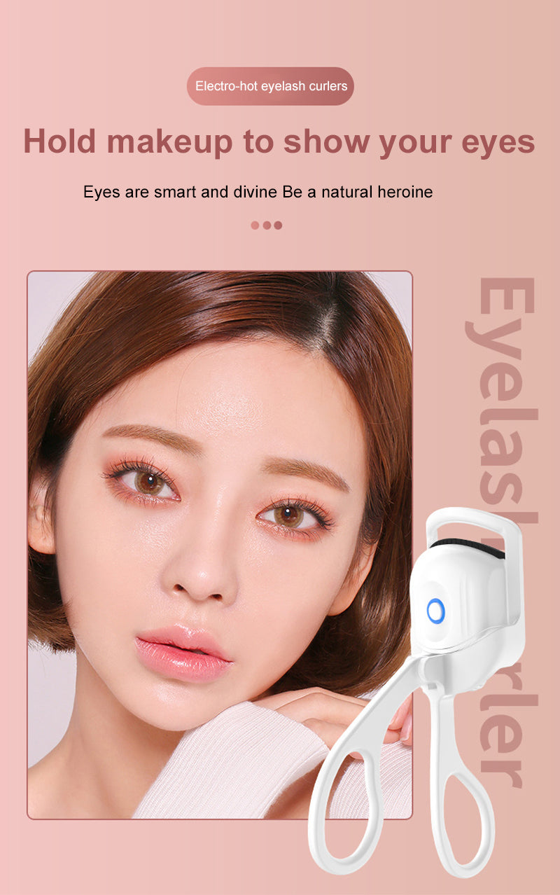 Heated Eyelash Curler - Beautifully Curled Lashes .