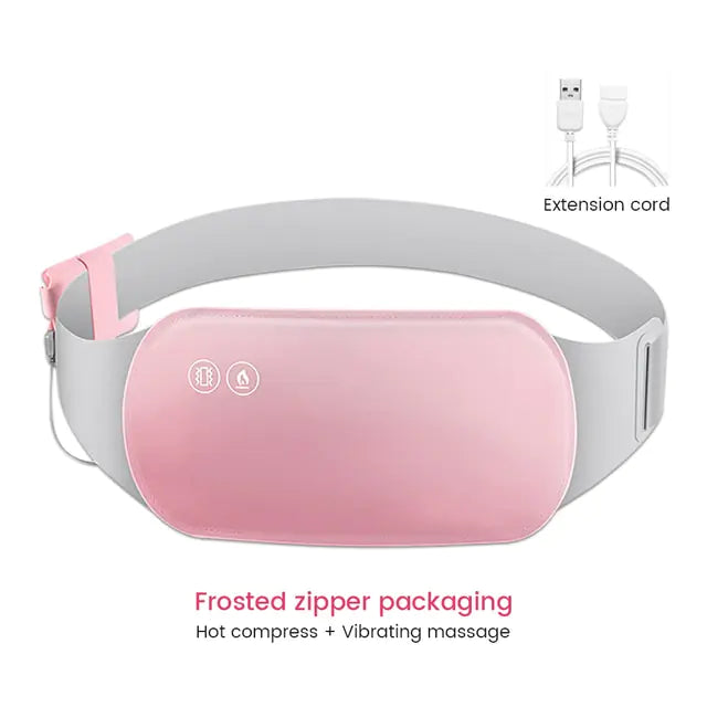 Electric Heated Hot Compress Belt Massager .