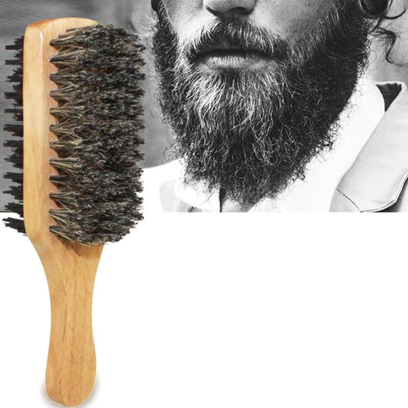 Men Boar Bristle Beards Brush .