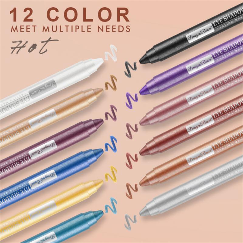 12 Colors Eyeshadow Pencil Set                                       .