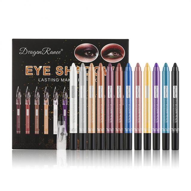 12 Colors Eyeshadow Pencil Set                                       .